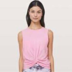 Lululemon Crescent Tank Top in Miami Pink Light